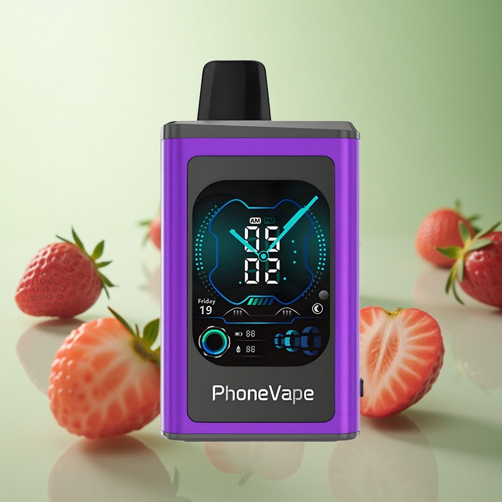 JNR PhoneVape 30000 Puffs Κεράσι Φράουλα Βατόμουρο Greece vape wholesale 850mAh Type-C