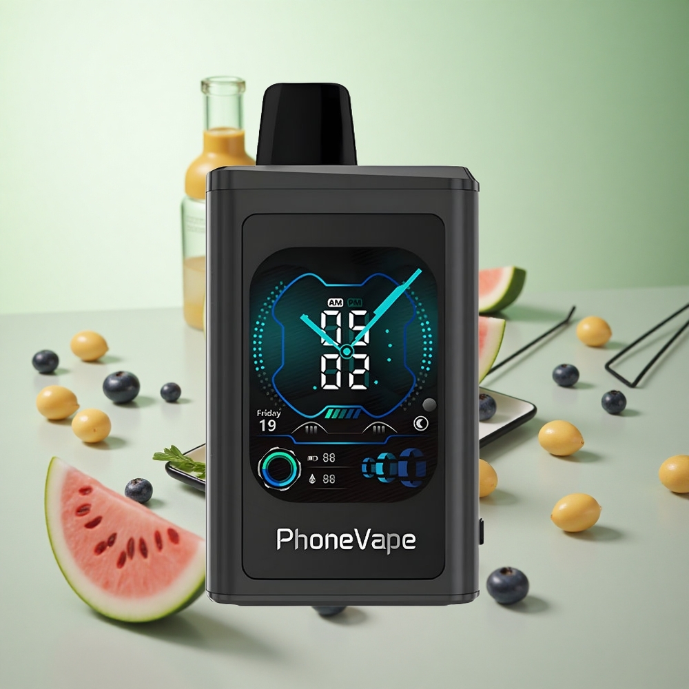 JNR PhoneVape 30000 Puffs Μπλε Μούρο Καρπούζι Greece vape wholesale Type-C Φορτιζόμενη