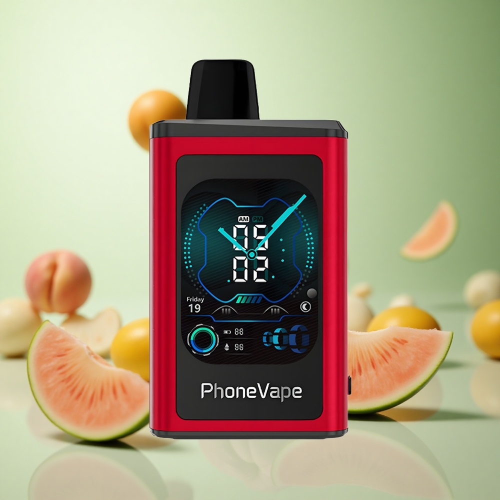 JNR PhoneVape 30000 Puffs Ροδάκινο Μάνγκο Καρπούζι Greece vape wholesale Type-C Φορτιζόμενη Μπαταρία