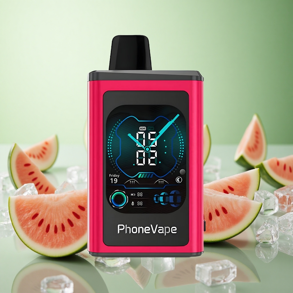JNR PhoneVape 30000 Puffs Vape μιας χρήσης Καρπούζι Πάγος Greece vape wholesale 850mAh Type-C