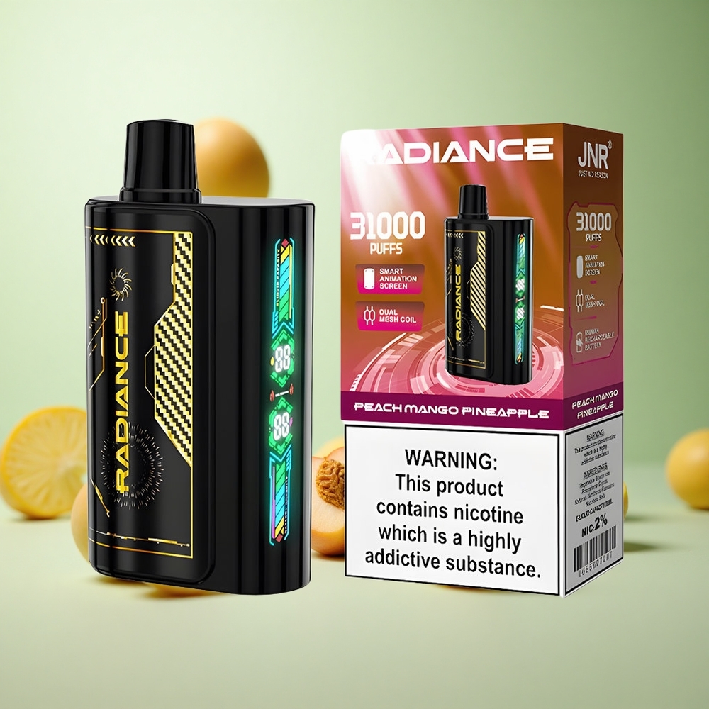 JNR Radiance 31000 Puffs Ροδάκινο Μάνγο Ανανάς Greece vape wholesale 28ml E-liquid