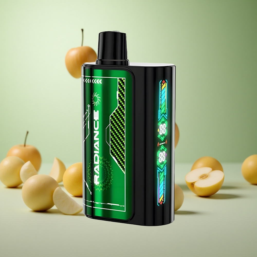 JNR Radiance 31000 Puffs Vape μιας χρήσης Διπλό Μήλο Greece vape wholesale Πηνίο Διπλού Διχτυού