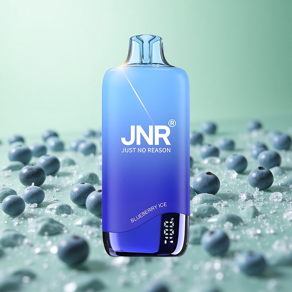 JNR Rainbow 10500 Puffs Μπλε Μούρο Πάγωμα Greece vape wholesale 18ml e-Liquid Tank