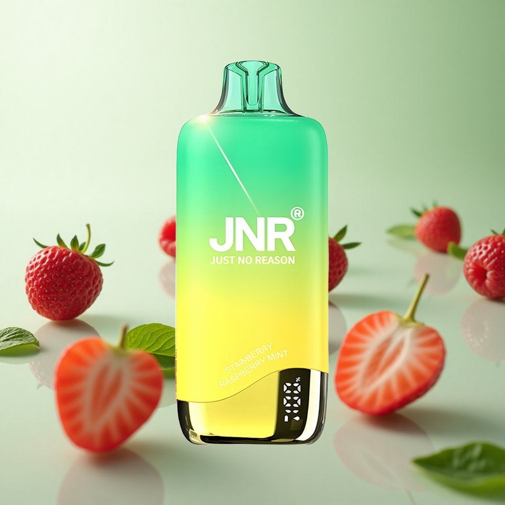 JNR Rainbow 10500 Puffs Φράουλα Βατόμουρο Δυόσμος Greece vape wholesale 18ml e-Liquid Tank