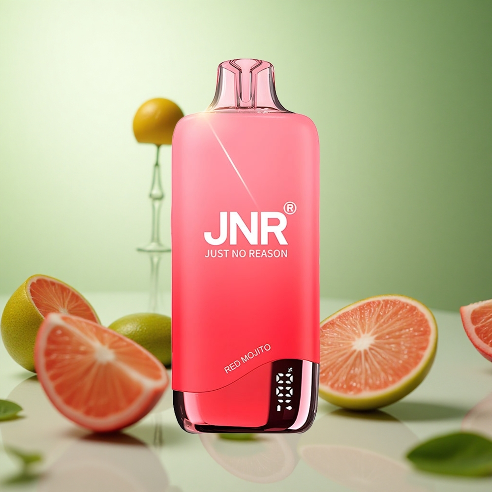 JNR Rainbow 10500 Puffs Vape μιας χρήσης Κόκκινο Mojito Greece vape wholesale 18ml δοχείο υγρού