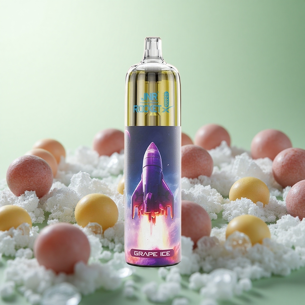 JNR Rocket-X 12400 Puffs Vape μιας χρήσης Σταφύλι Πάγο Greece vape wholesale 25ml e-Liquid Capacity