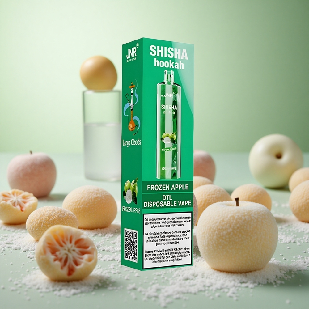 JNR Shisha Hookah 12000 Puffs Παγωμένο Μήλο Greece vape wholesale 750mAh