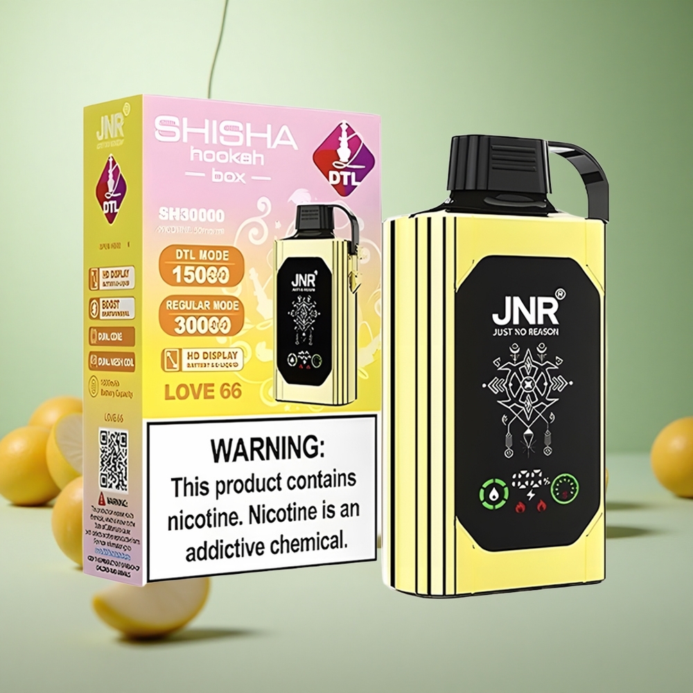 JNR Shisha Hookah Box 20500 Puffs Αγάπη 66 Greece vape wholesale Οθόνη HD Τύπου-C Γρήγορη Φόρτιση