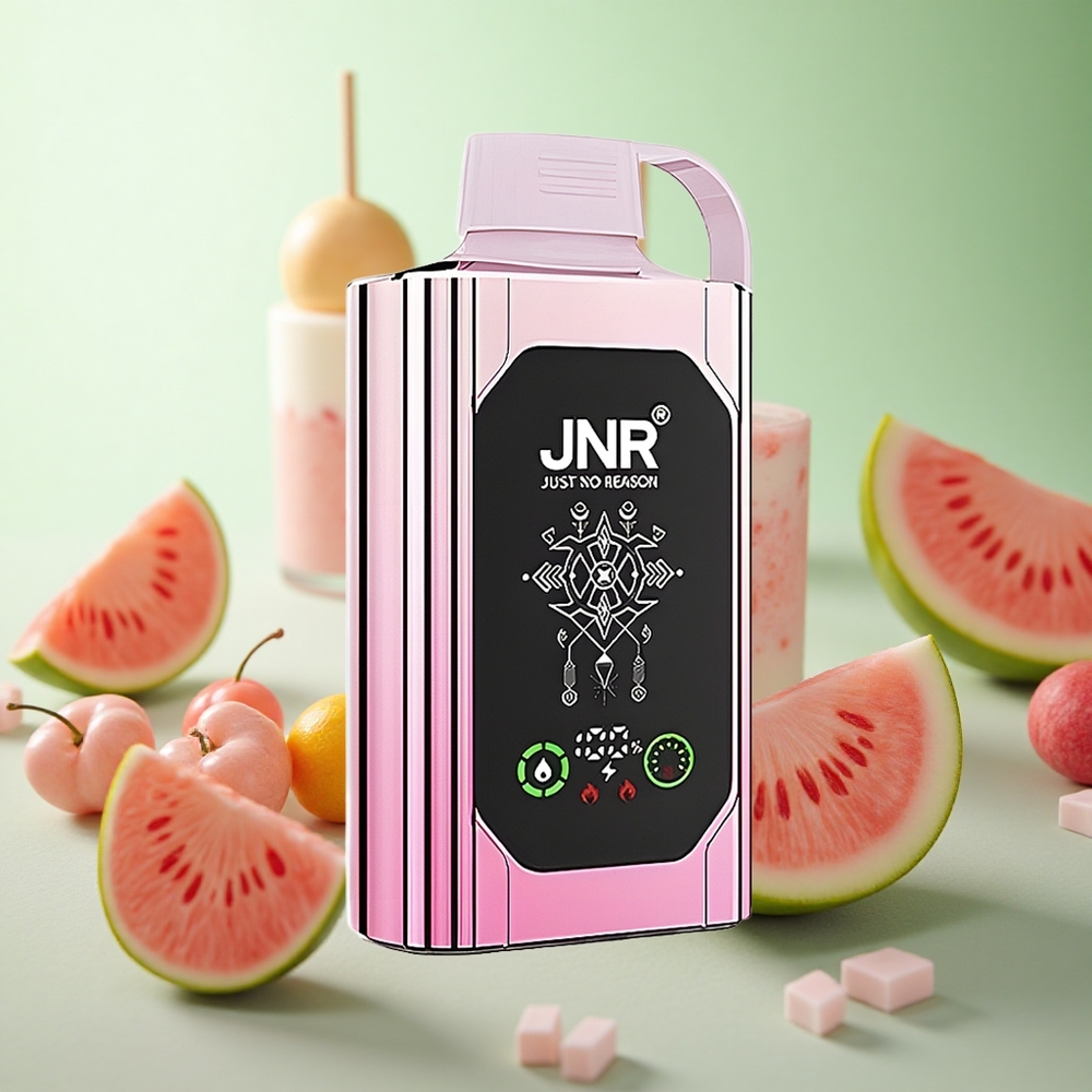JNR Shisha Hookah Box 20500 Puffs Κεράσι Καρπούζι Πάγωμα Greece vape wholesale Οθόνη HD Μπαταρία 1000mAh