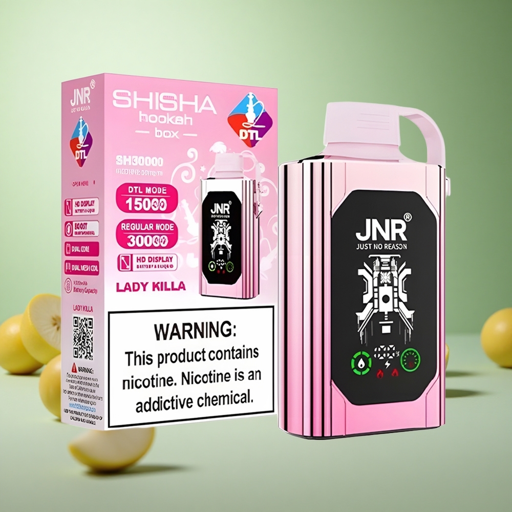 JNR Shisha Hookah Box 20500 Puffs Κυρία Killer Greece vape wholesale Οθόνη HD 25ml