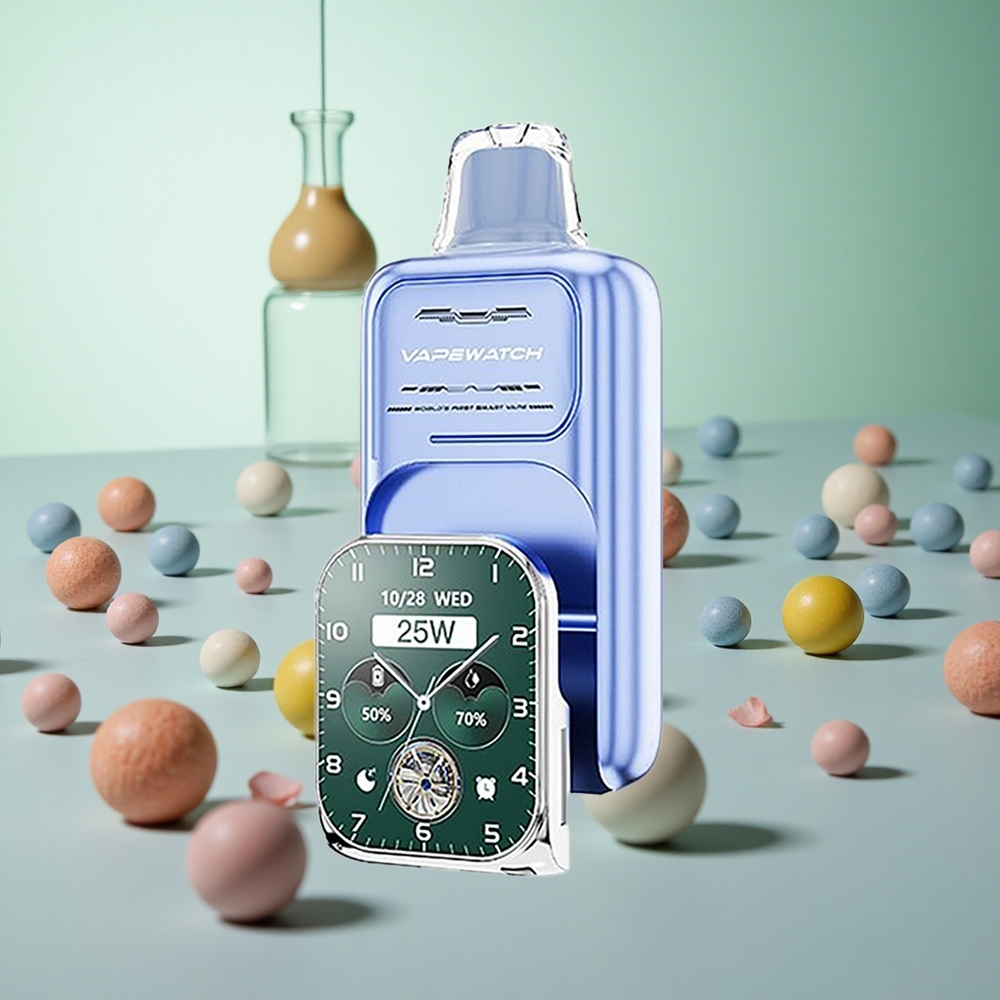 JNR Vape Watch 30000 Puffs Γαλάζια Ρασπάδα Πάγος Greece vape wholesale 19mL Πηνίο Διπλού Διχτυού