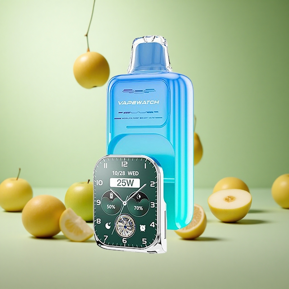 JNR Vape Watch 30000 Puffs Ξινή Μήλο Πάγο Greece vape wholesale Πηνίο Διπλού Διχτυού 19mL