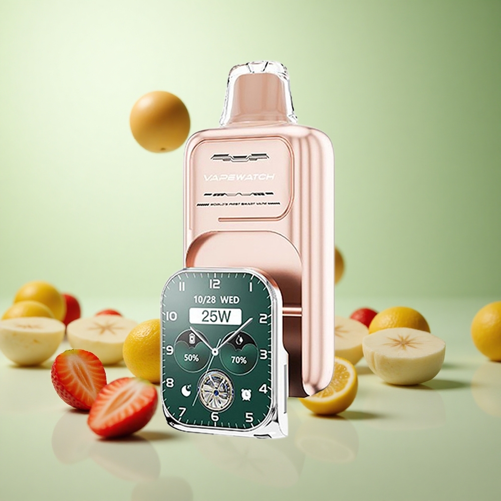 JNR Vape Watch 30000 Puffs Φράουλα Μπανάνα Greece vape wholesale 19mL 5% Νικοτίνη