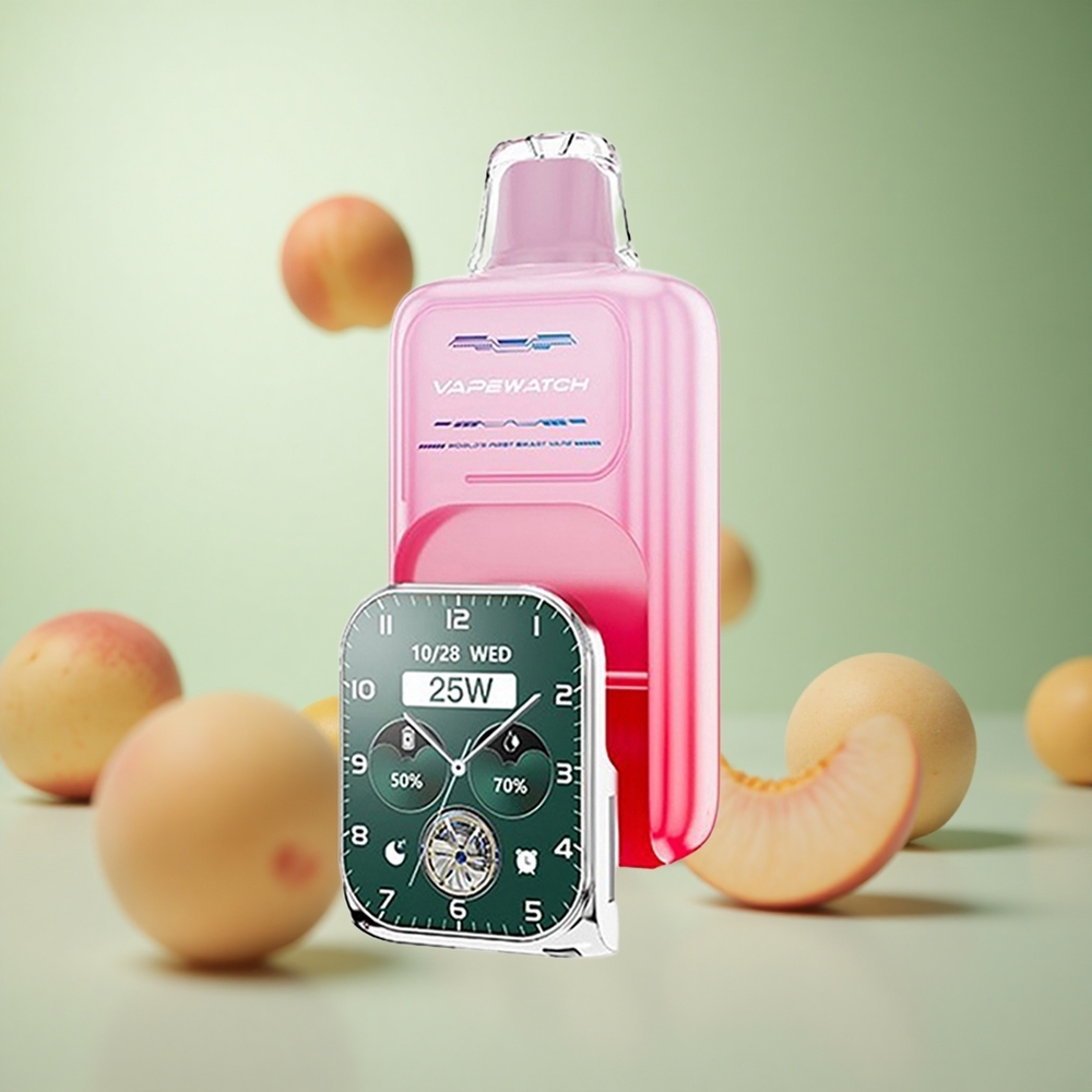 JNR Vape Watch 30000 Puffs Ροδάκινο της Γεωργίας Greece vape wholesale Πηνίο Διπλού Διχτυού