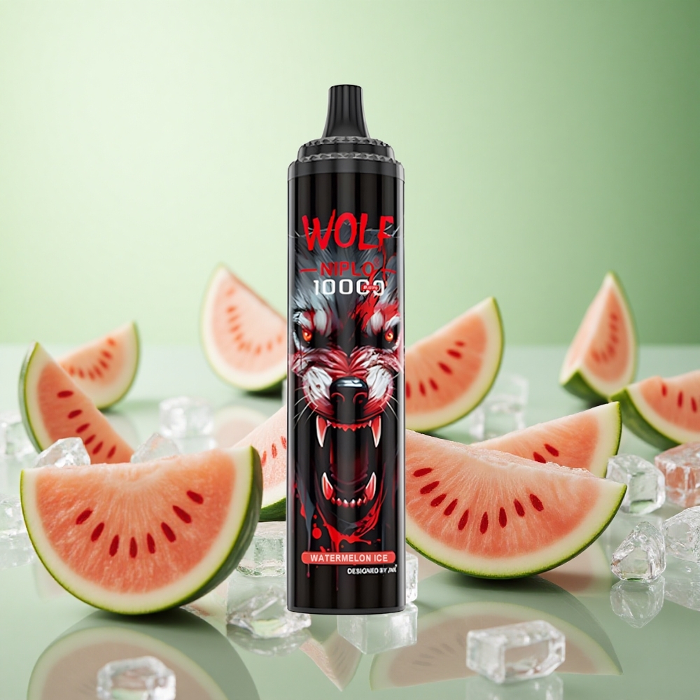 JNR Wolf Niplo 10000 Puffs Καρπούζι Πάγος Greece vape wholesale 1.0Ω Mesh Coil