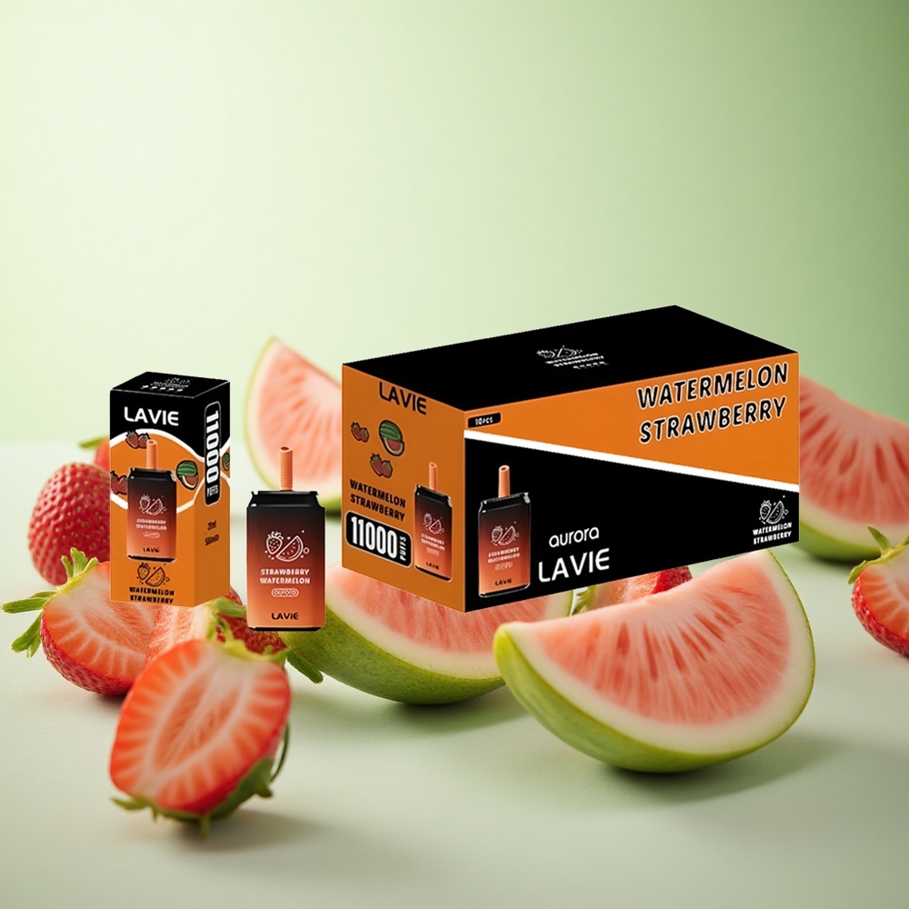 LAVIE Aurora 11000 Puffs Φράουλα Καρπούζι Greece vape wholesale 22ML 650mAh