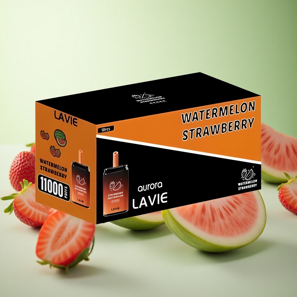 LAVIE Aurora 11000 Puffs Φράουλα Καρπούζι Greece vape wholesale 22ML 650mAh