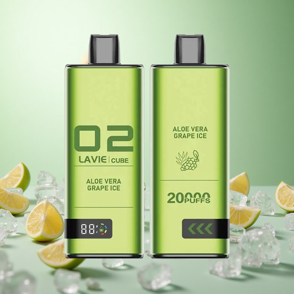 Lavie Cube 20000 Puffs Aloe Vera σταφύλι πάγο Greece vape wholesale 28ML
