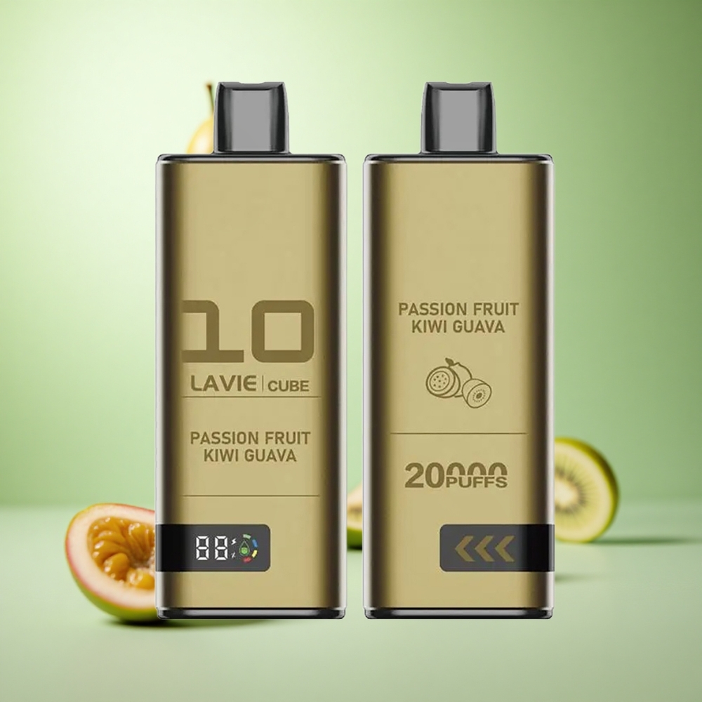 Lavie Cube 20000 Puffs Φρούτα Πάθους Κίβι Γκουάβα Greece vape wholesale 28ML