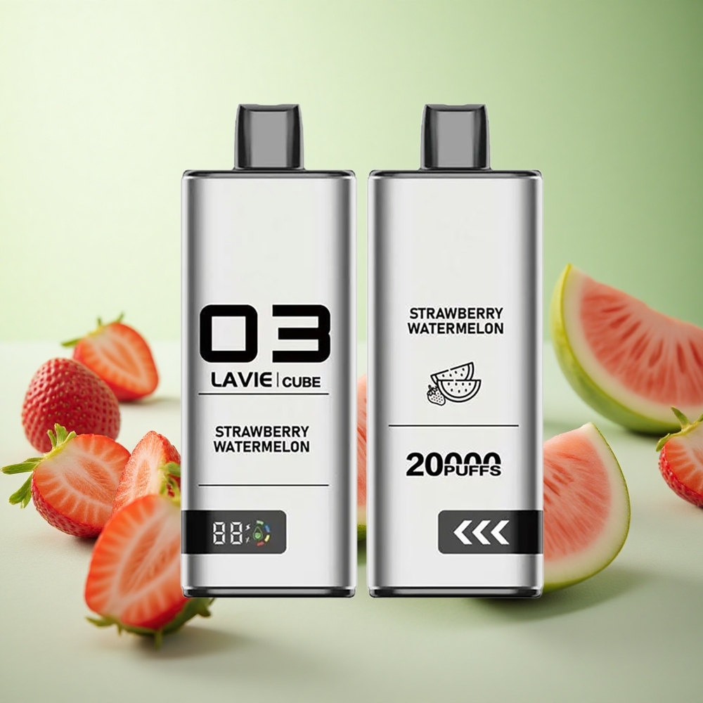 Lavie Cube 20000 Puffs Φράουλα Καρπούζι Greece vape wholesale 28ML 600mAh