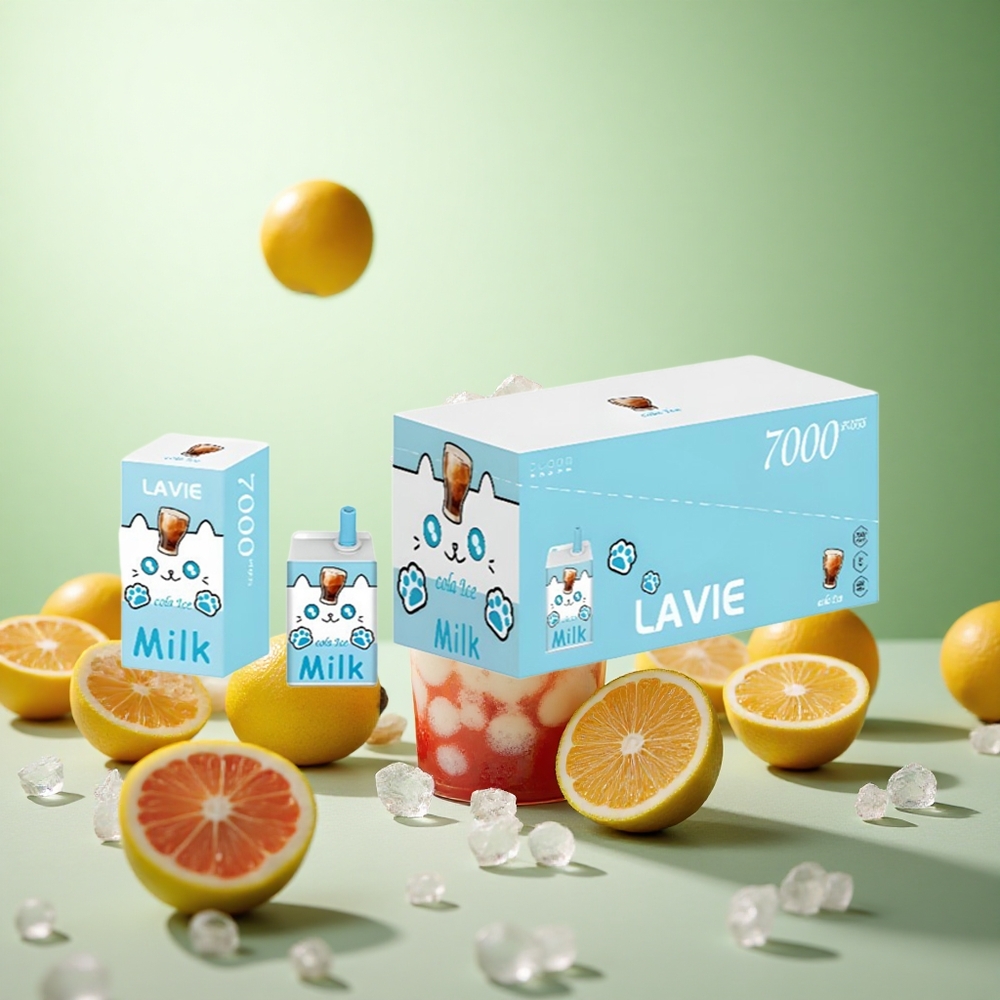 LAVIE Milk 7000 Puffs Cola Πάγος Greece vape wholesale 16ML 600mAh