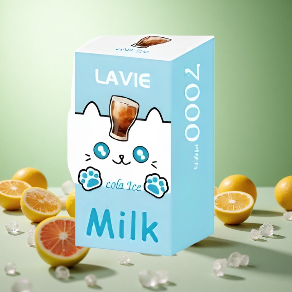 LAVIE Milk 7000 Puffs Cola Πάγος Greece vape wholesale 16ML 600mAh