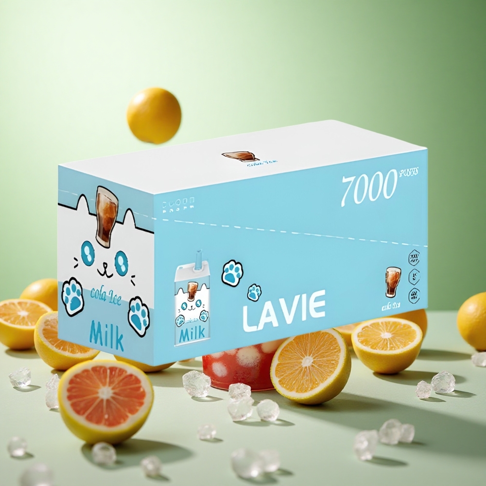 LAVIE Milk 7000 Puffs Cola Πάγος Greece vape wholesale 16ML 600mAh