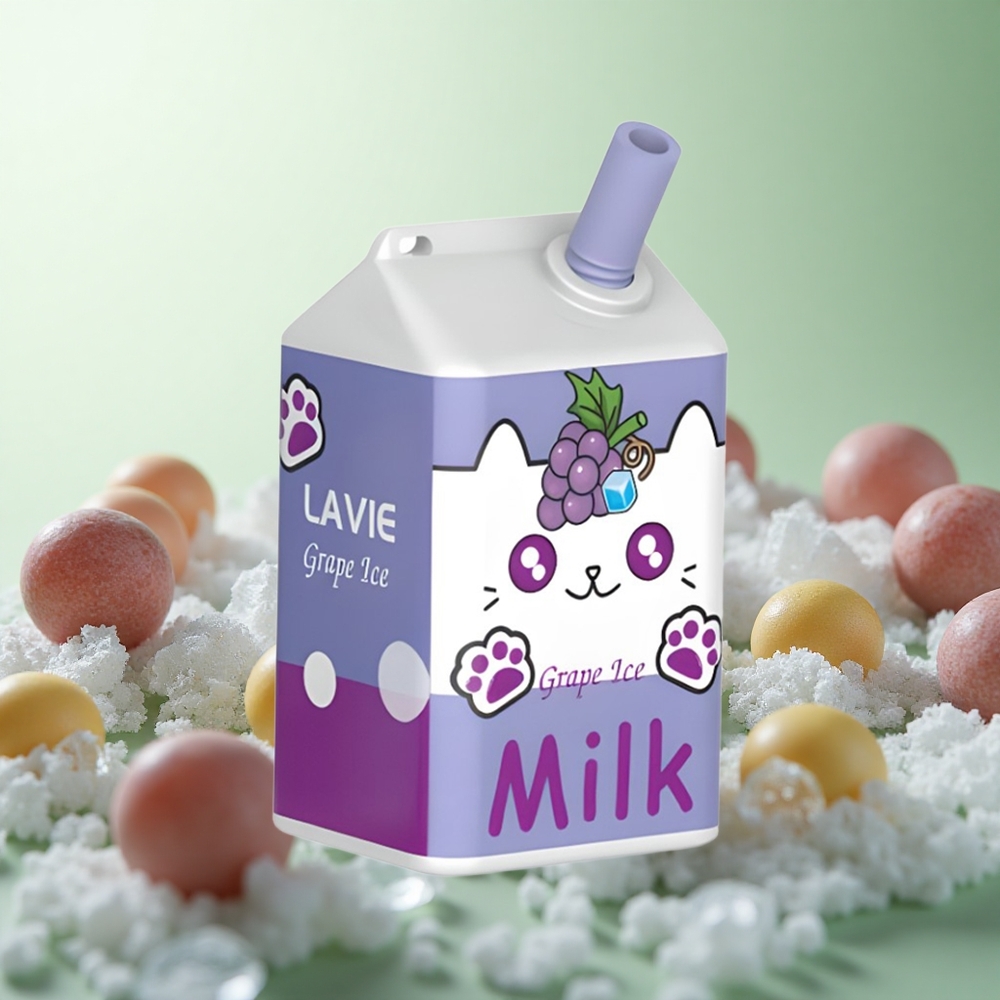 LAVIE Milk 7000 Puffs Σταφύλι Πάγος Greece vape wholesale 16ML 600mAh