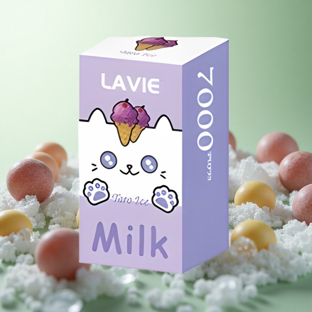 LAVIE Milk 7000 Puffs Σταφύλι Πάγος Greece vape wholesale 16ML 600mAh