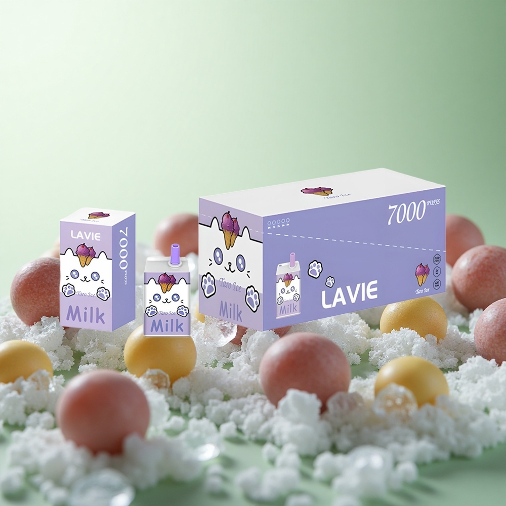 LAVIE Milk 7000 Puffs Σταφύλι Πάγος Greece vape wholesale 16ML 600mAh