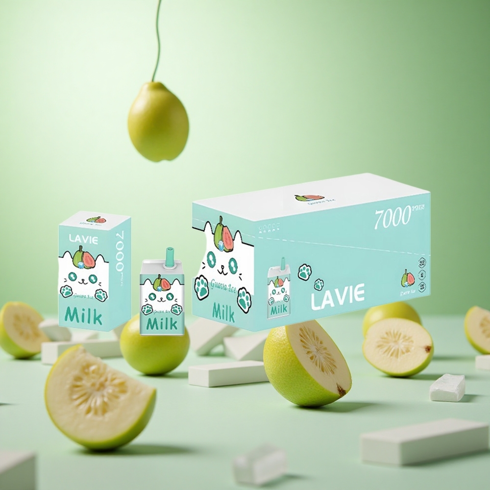 LAVIE Milk 7000 Puffs Γουάβα Πάγος Greece vape wholesale 16ML 600mAh