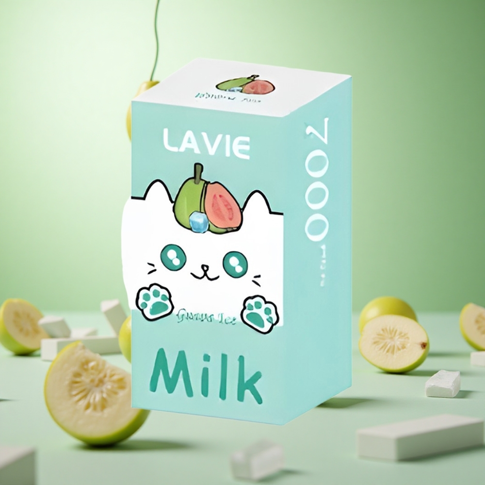LAVIE Milk 7000 Puffs Γουάβα Πάγος Greece vape wholesale 16ML 600mAh