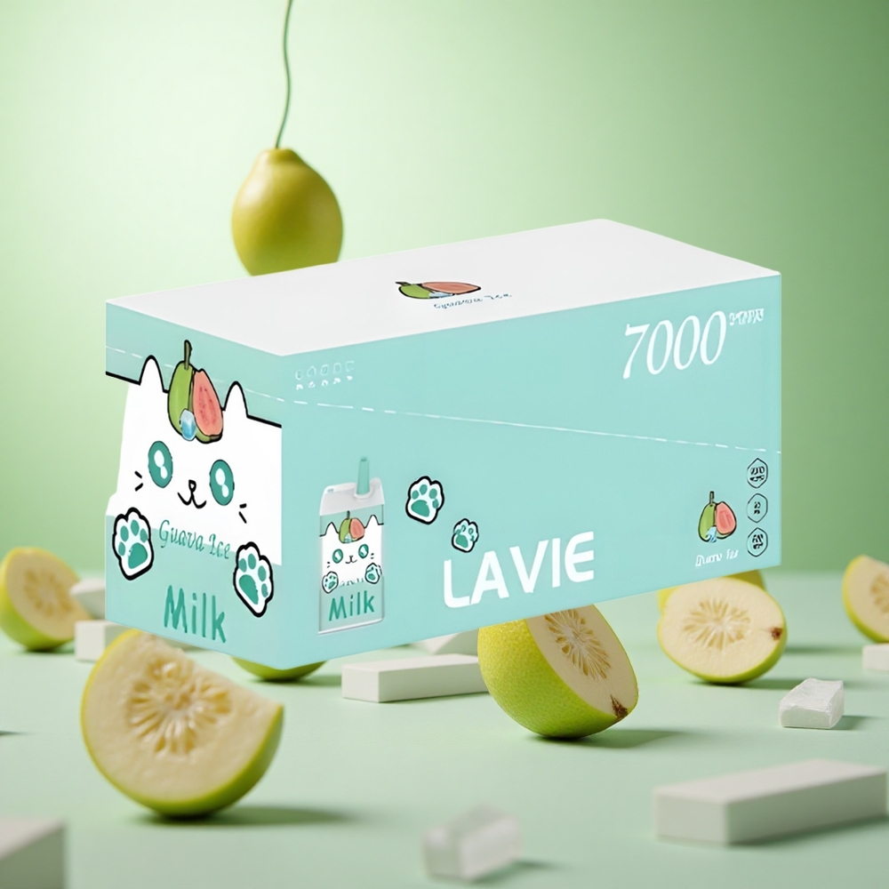 LAVIE Milk 7000 Puffs Γουάβα Πάγος Greece vape wholesale 16ML 600mAh