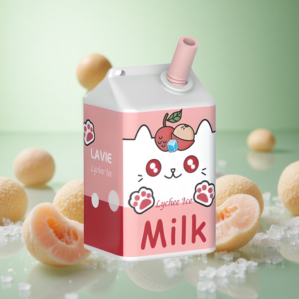 LAVIE Milk 7000 Puffs Λυτσέι Πάγος Greece vape wholesale 16ML 600mAh