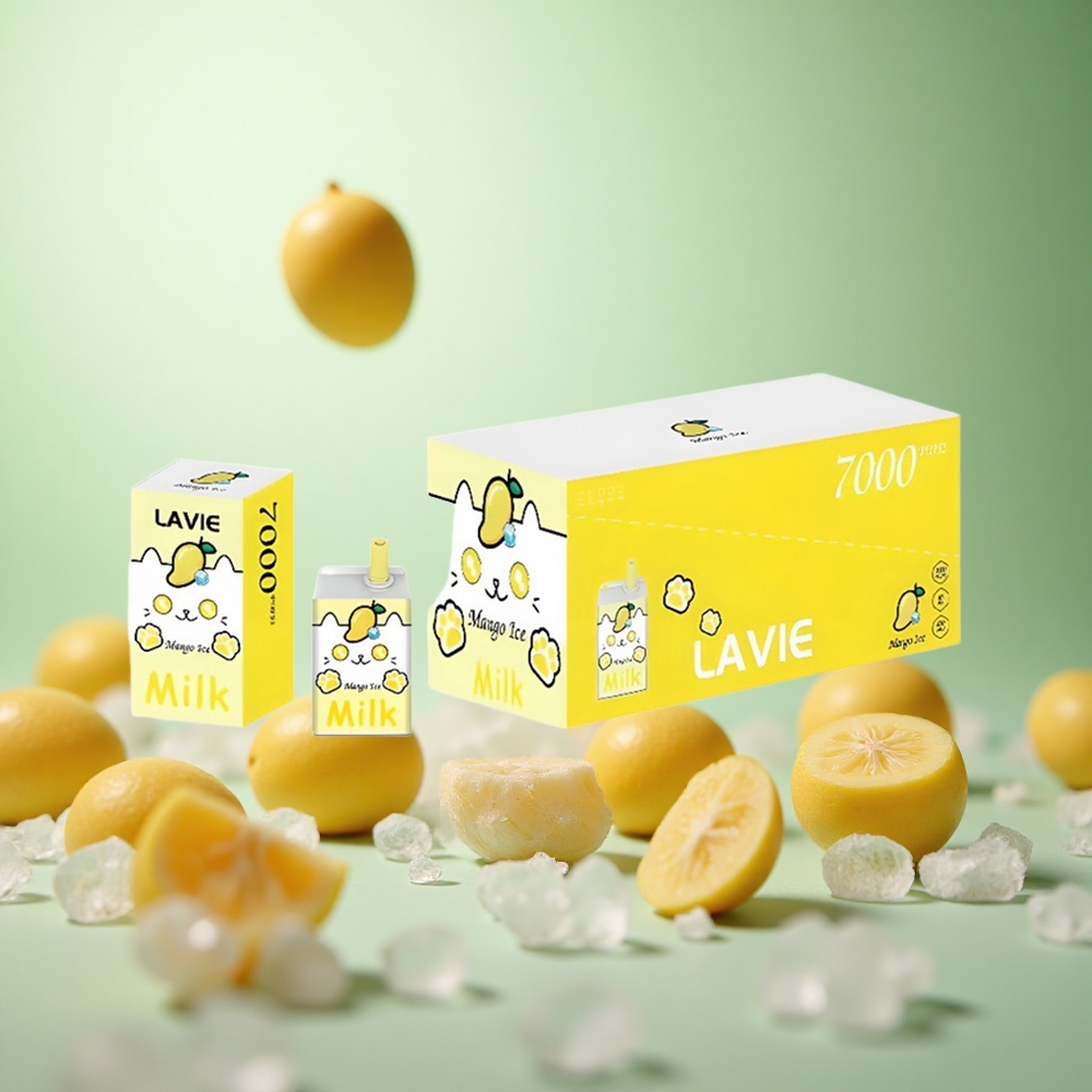 LAVIE Milk 7000 Puffs Μάνγκο Πάγος Greece vape wholesale 16ML 600mAh