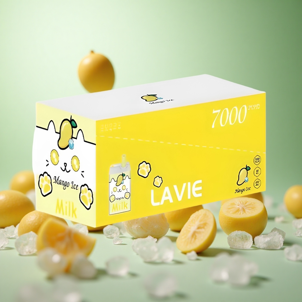 LAVIE Milk 7000 Puffs Μάνγκο Πάγος Greece vape wholesale 16ML 600mAh