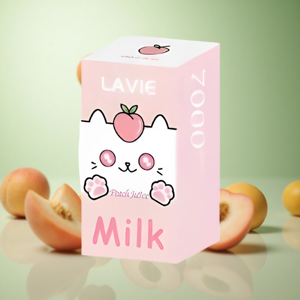 LAVIE Milk 7000 Puffs Ροδάκινο Χυμός Greece vape wholesale 16ML 600mAh
