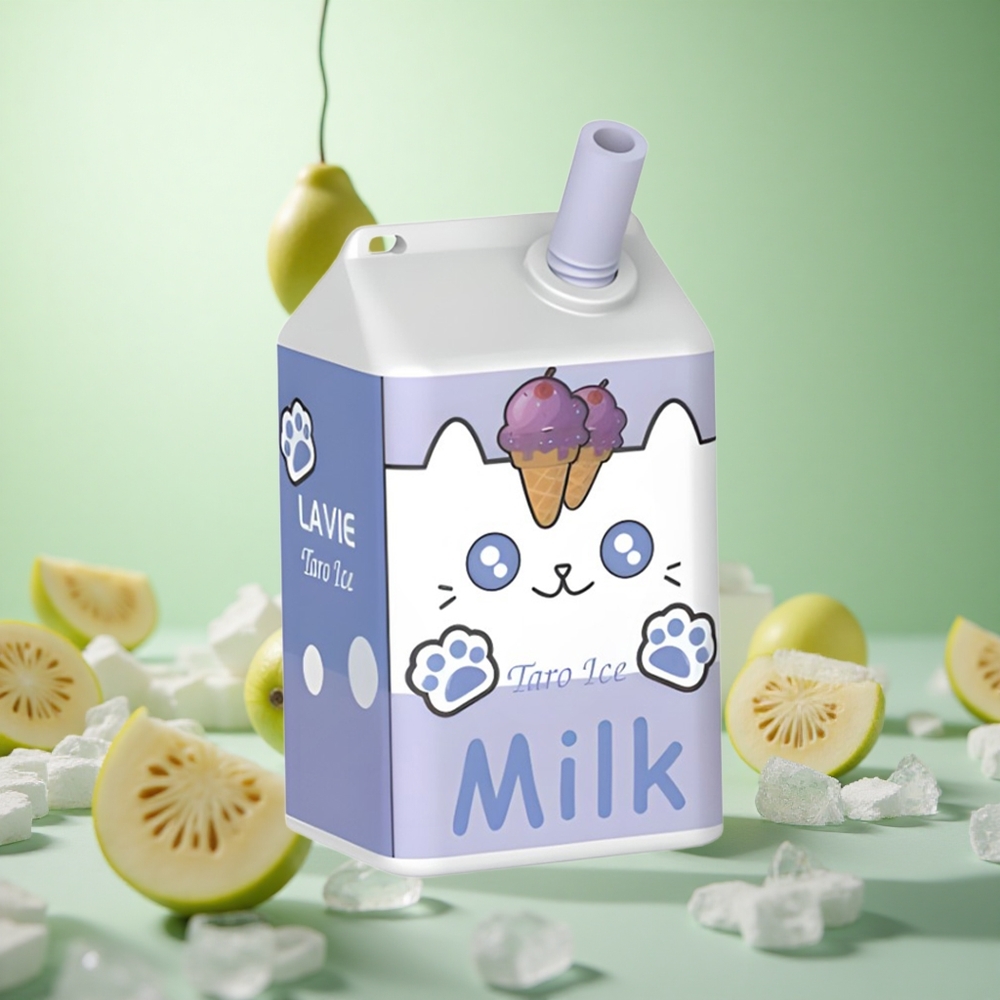 LAVIE Milk 7000 Puffs Τάρο Πάγωμα Greece vape wholesale 16ML 600mAh