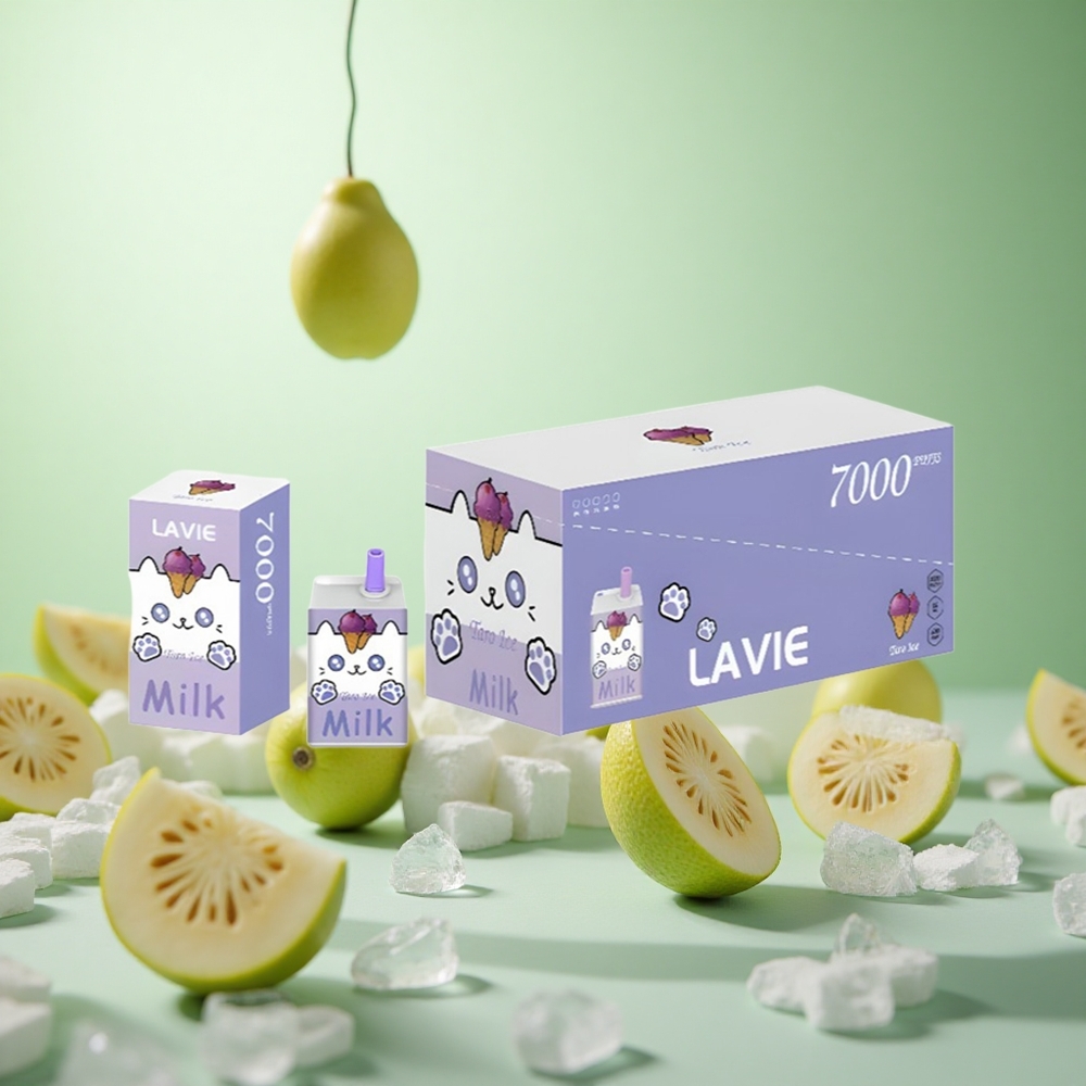 LAVIE Milk 7000 Puffs Τάρο Πάγωμα Greece vape wholesale 16ML 600mAh