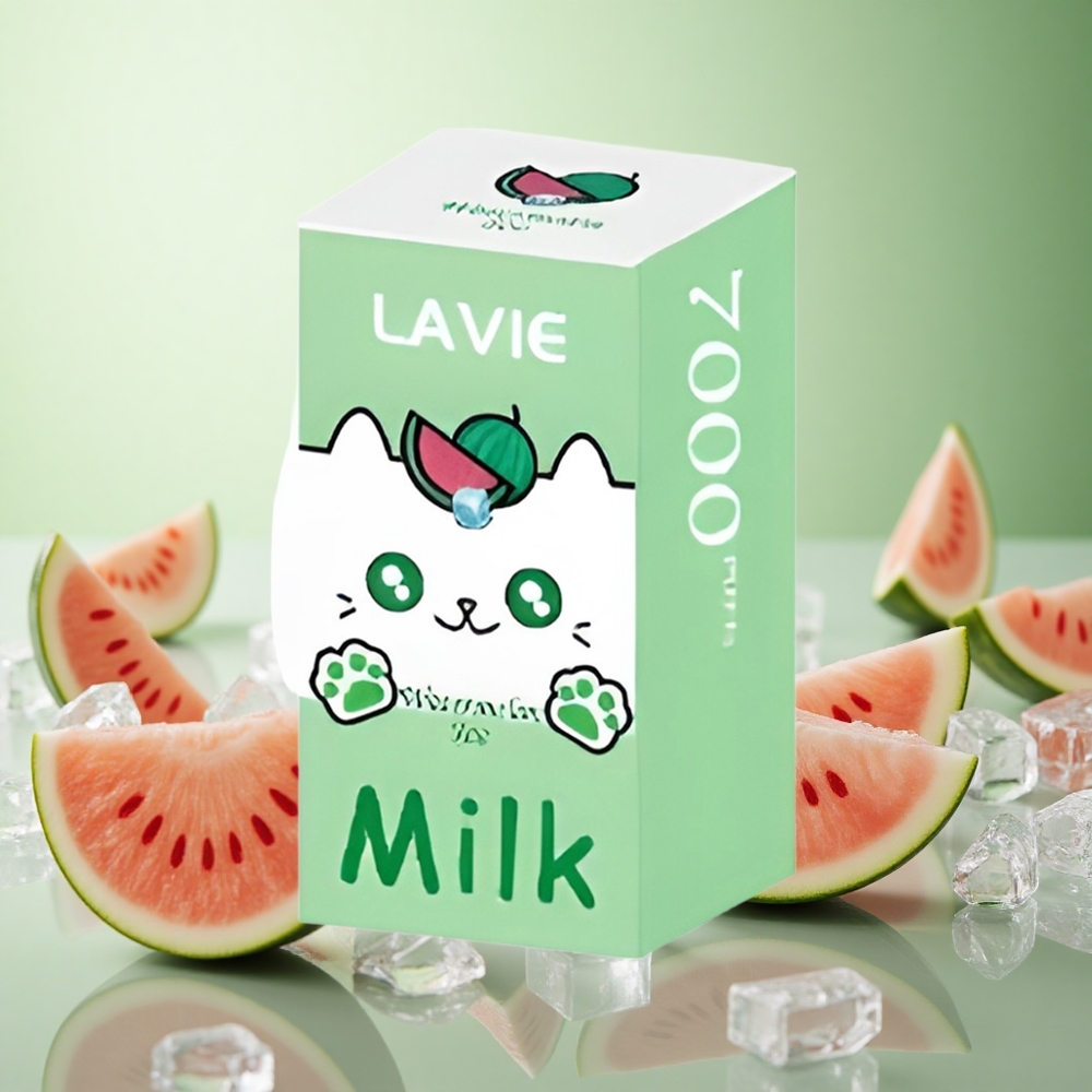 LAVIE Milk 7000 Puffs Καρπούζι Πάγος Greece vape wholesale 16ML 600mAh