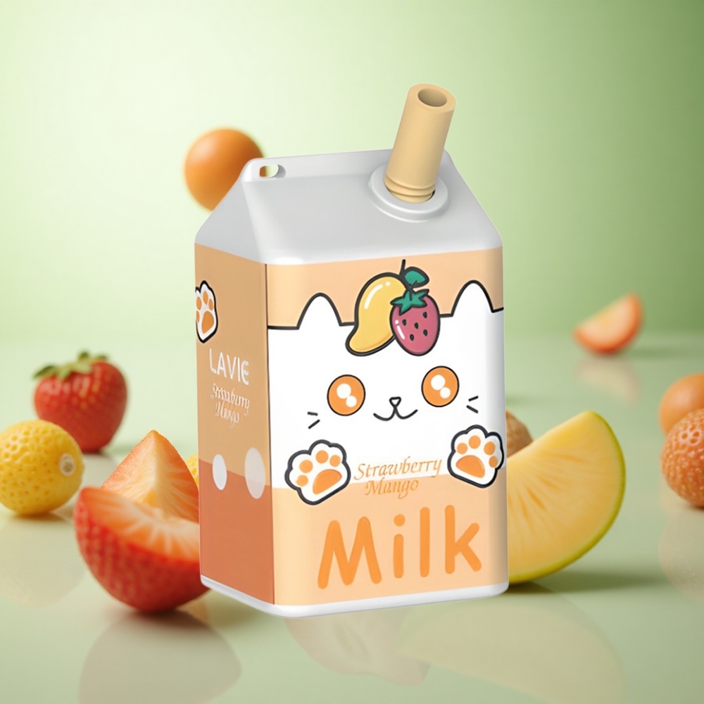 LAVIE Milk 7000 Puffs Φράουλα Mango Greece vape wholesale 16ML 600mAh