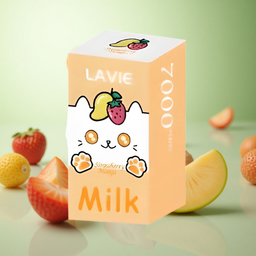 LAVIE Milk 7000 Puffs Φράουλα Mango Greece vape wholesale 16ML 600mAh