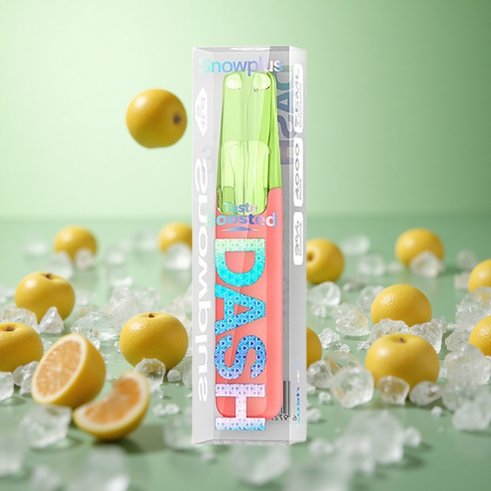 Snowplus Dash 4000 Puffs Πράσινος Πάγος Greece vape wholesale Κεραμικός Ατμοποιητής 7.5 ml