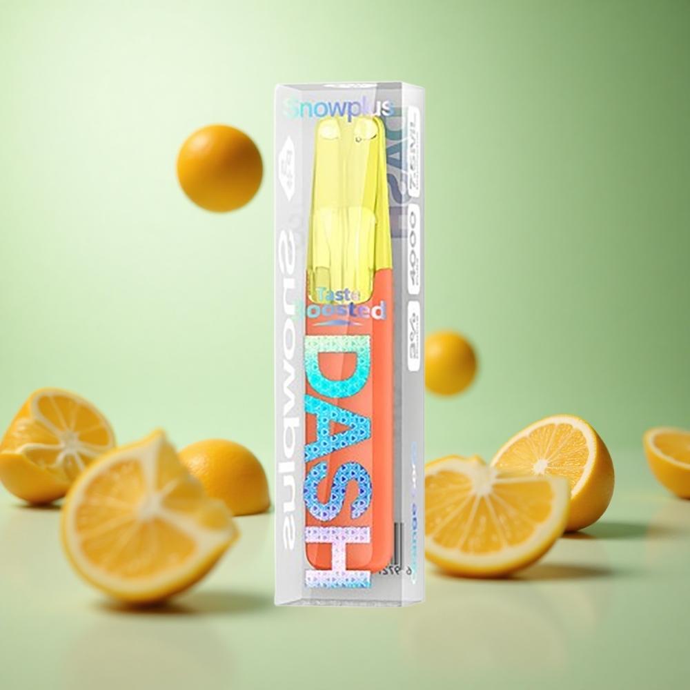Snowplus Dash 4000 Puffs Πορτοκαλάδα Greece vape wholesale Κεραμικός Ατμοποιητής 7.5 ml