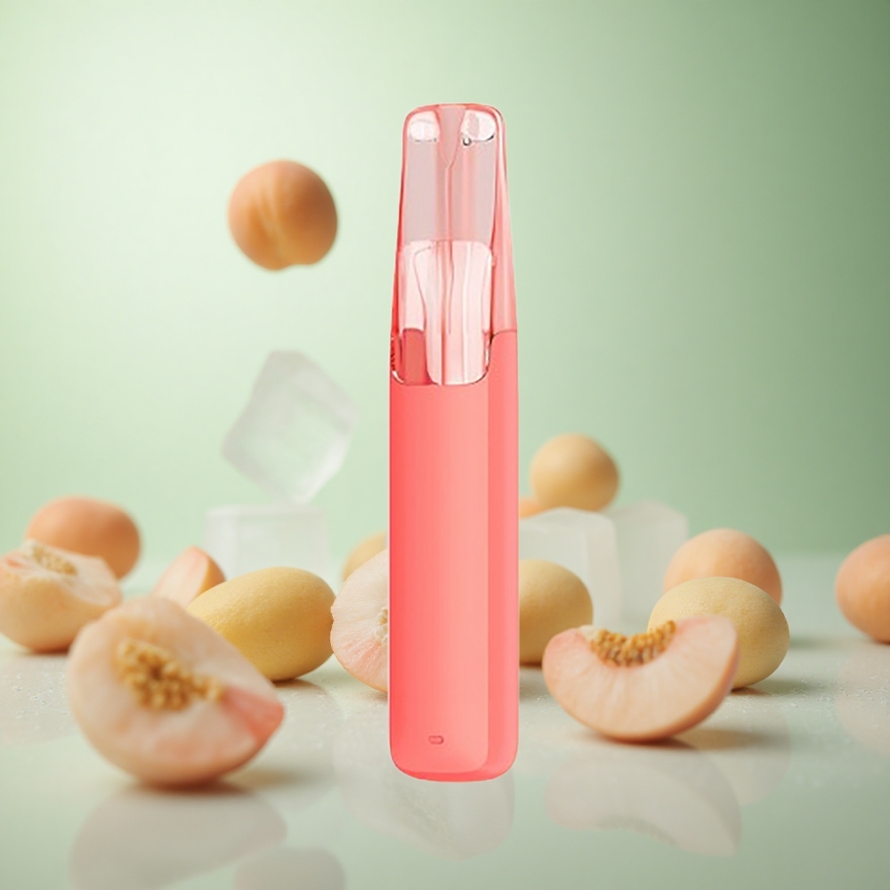 Snowplus Dash 4000 Puffs Ροδάκινο Πάγος Greece vape wholesale Κεραμικός Atomizer 530 mAh