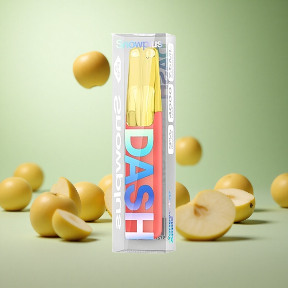 Snowplus Dash 4000 Puffs Μήλο Honeycrisp Greece vape wholesale Κεραμικός Ατομιστήρας 7.5 ml