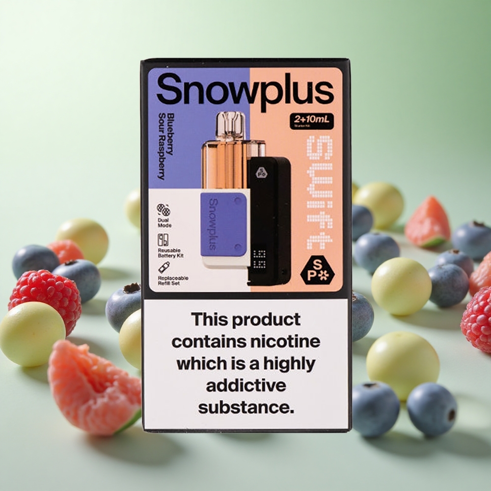 Snowplus Swift 5000 Puffs Blueberry-Ξινή Σμέουρα Greece vape wholesale Dual Mesh 1000 mAh