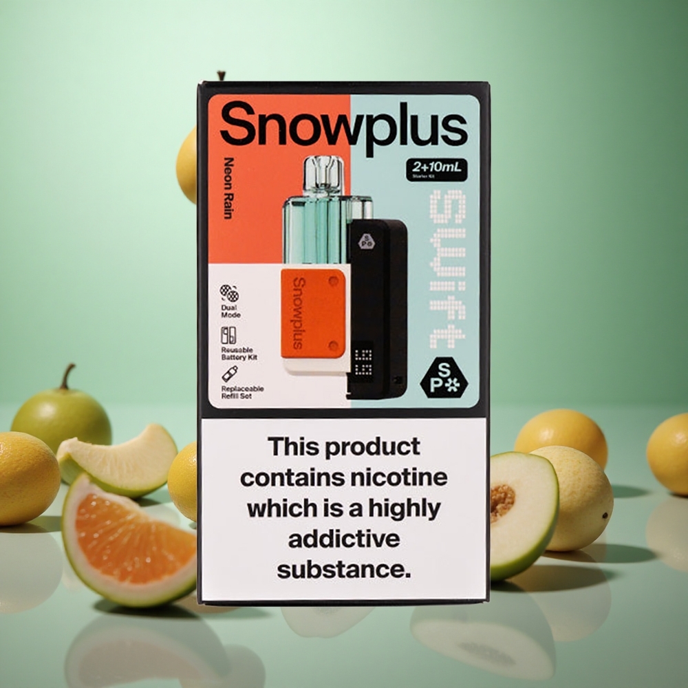 Snowplus Swift 5000 Puffs Νέον ΒροχήGreece vape wholesale 1000 mAh