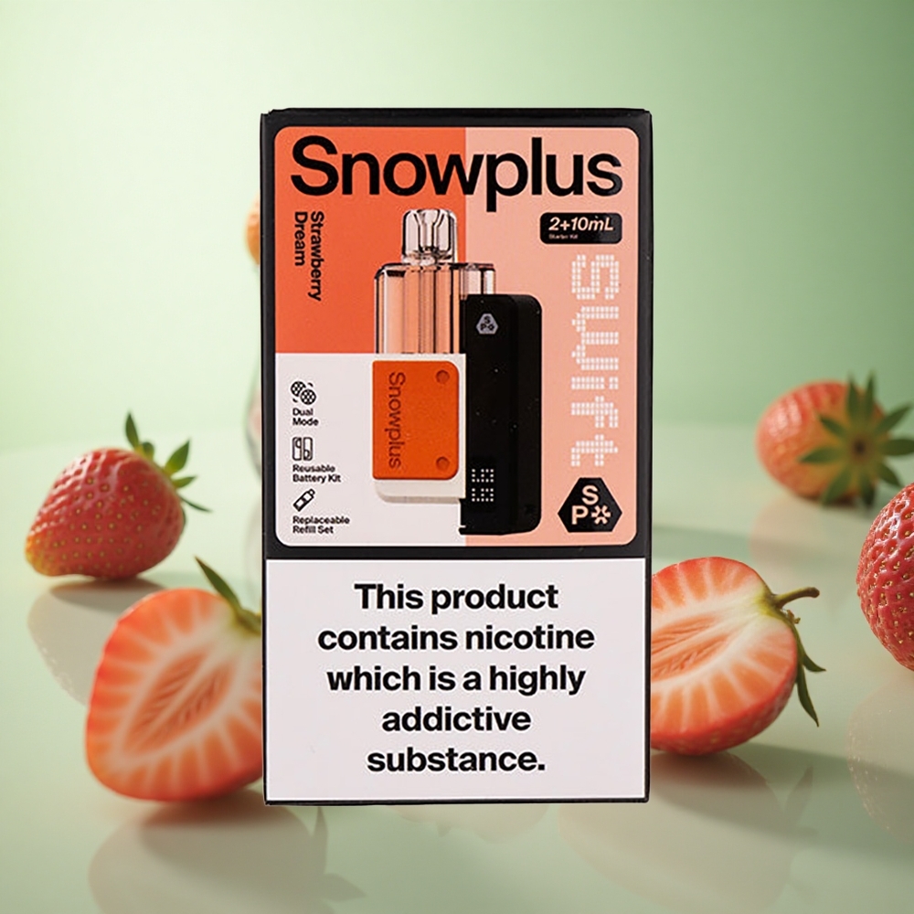 Snowplus Swift 5000 Puffs Φράουλα Όνειρο Greece vape wholesale Dual Mesh 1000 mAh