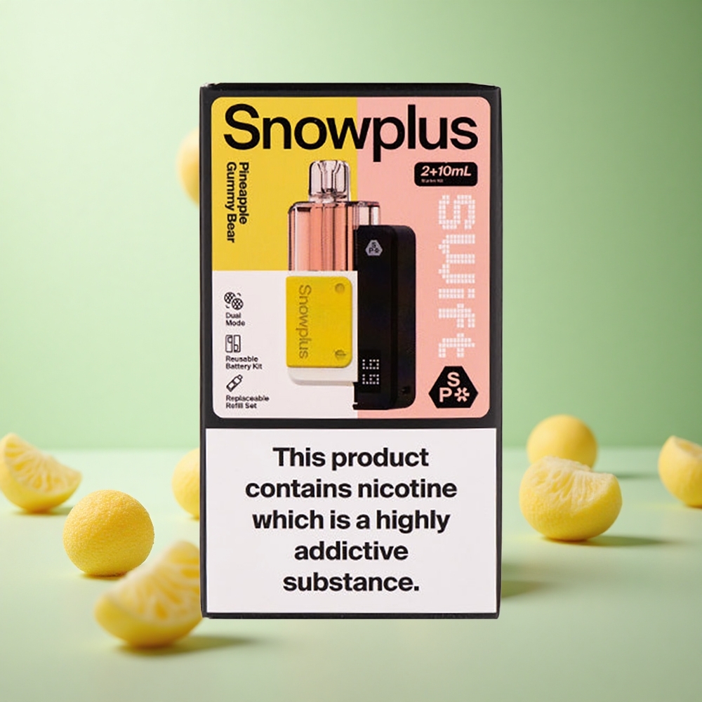 Snowplus Swift 5000 Puffs Ανάσα Ανανά-Gummy Bear Greece vape wholesale Dual Mesh 1000 mAh
